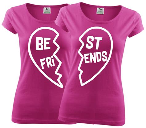 Womens Friendships T Shirts Best Friends ǀ Fajntrič