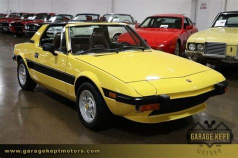 1975 Fiat X19 California Yellow Coupe 13l 4 Cylinder 40223 Miles