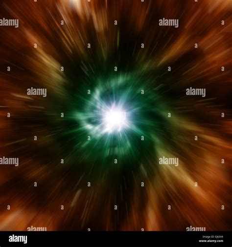 Explosion Of Galaxy Stock Photo Alamy