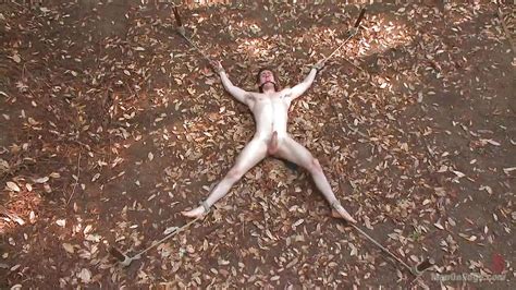 Dirk Wakefield In Gay Slave Is Tied To A Tree And Wanked Hd From