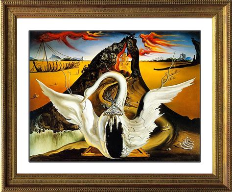 Salvador Dali Limited Edition Lithograph Swans Reflecting Elephants