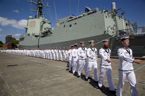Hmas Brisbane Ship Commissioning Second Line Of Defense