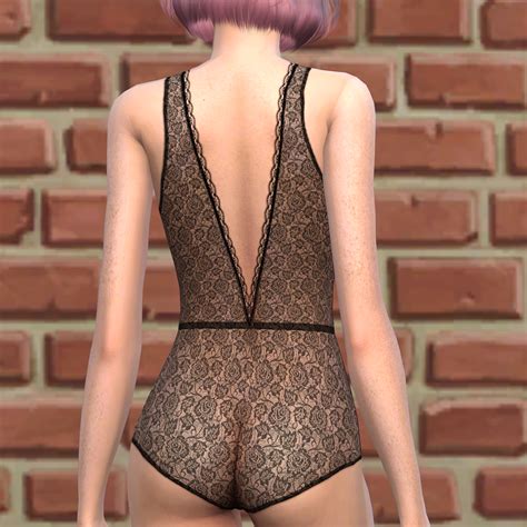 Sims 4 Ccs The Best Bodysuit By Simmart