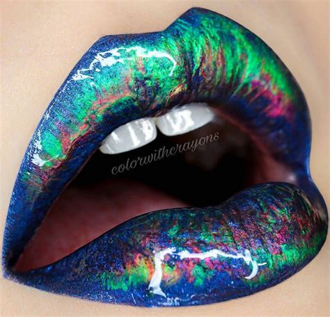 This Holographic Lip Trend Is Futuristic Af Brit Co Holographic