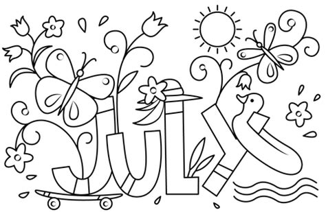 July Coloring Page Free Printable Coloring Pages July Coloring Page Free Printable Coloring