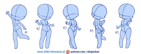 Chibi Poses Reference Chibi Base Set 1 By Nukababe On Deviantart