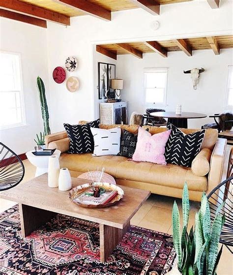 The Best Rustic Bohemian Living Room Decor Ideas Homyhomee