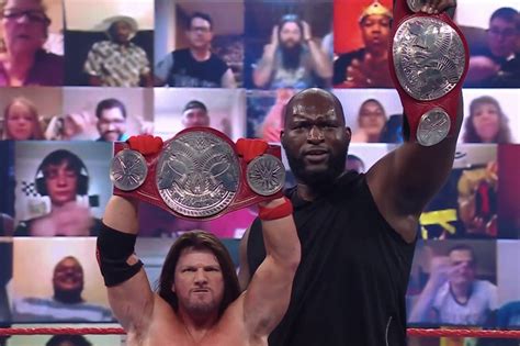 Aj Styles And Omos Remain Raw Tag Team Champions After Elias