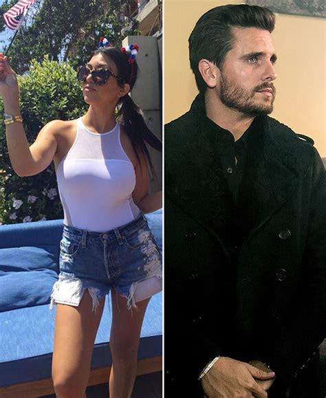 Scott Disick And Kourtney Kardashian Fight Why They Spent The 4th Of July Apart Hollywood Life
