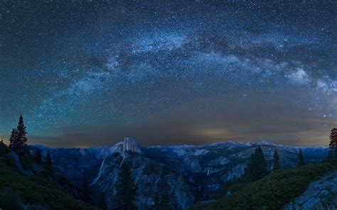 3840x2400 Yosemite National Park Milky Way Uhd 4k 3840x2400 Resolution