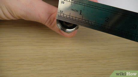 8 13/32 on tape measure. Easy Ways to Measure Pipe Threads: 8 Steps (with Pictures)