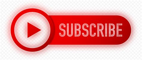 Hd Youtube Red Aesthetic Neon Subscribe Button Logo Png Citypng