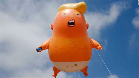 El Globo Gigante Que Presenta A Trump Como Un Bebe En Pañales Estará Ahora En Un Museo Británico
