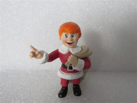 Santa Claus Is Comin Coming To Town Santa Figure Kris Kringle Playing