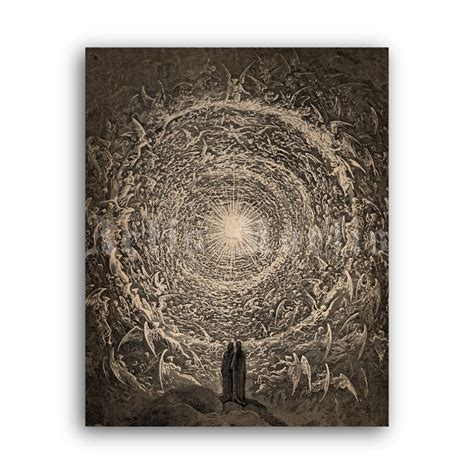 Printable The Empyrean Paradise Heaven Illustration By Gustave Dore