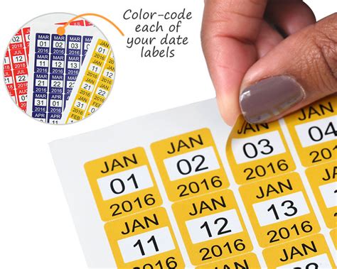 Date Labels Print Your Own Expiration Or Sequential Date Labels