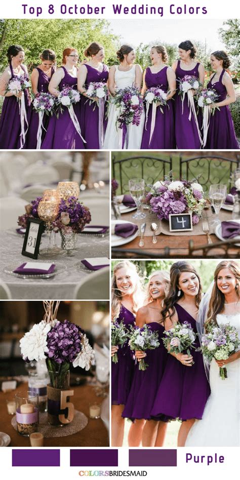 Top 8 October Wedding Colors To Steal October Wedding Colors Wedding