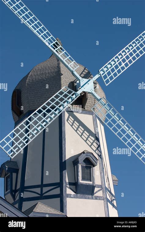 Windmill Building In Carlsbad California Stock Photo Alamy