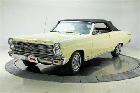 1966 Ford Fairlane 500 V8 47l Automatic Convertible Yellow For Sale