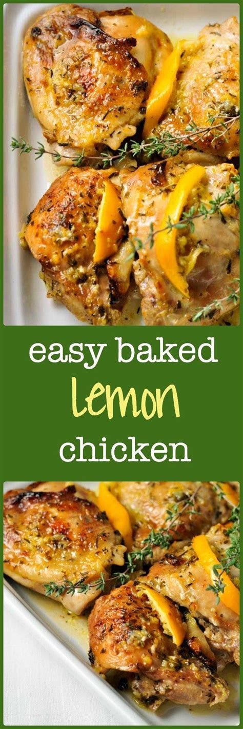 Maybe you would like to learn more about one of these? Easy Baked Lemon Chicken | Recipe | Wraps, Succulents and ...