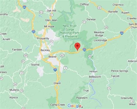 Bragg West Virginia Area Map And More