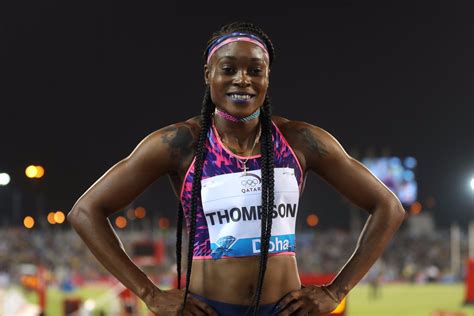 Born 28 june 1992) is a jamaican track and field sprinter specializing in the 100 metres and 200 metres.she completed a rare sprint double winning gold medals in both events at the 2016 rio olympics, where she added a silver in the 4×100 m relay. Elaine Thompson 2 - Culturedarm