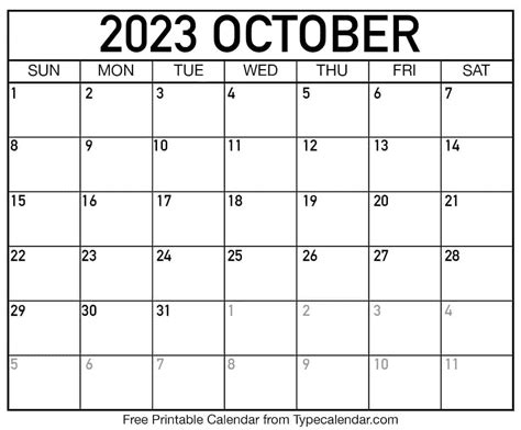 October 2023 Calendar Roll20 Online Virtual Tabletop
