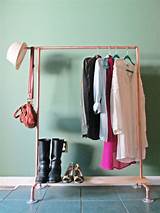 Pictures of Copper Pipe Clothes Rack