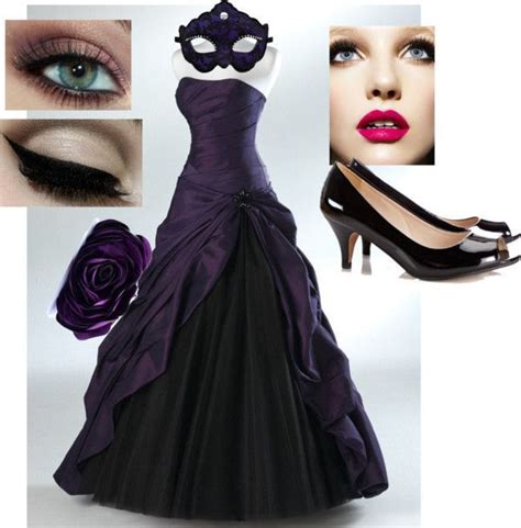Mascarade Purple By Izzydaughtry On Polyvore Masquerade Outfit Masquerade Ball Outfits