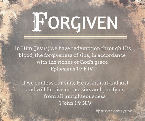 With Jesus As My Savior I Am Forgiven Of All My Sins By Gods Grace