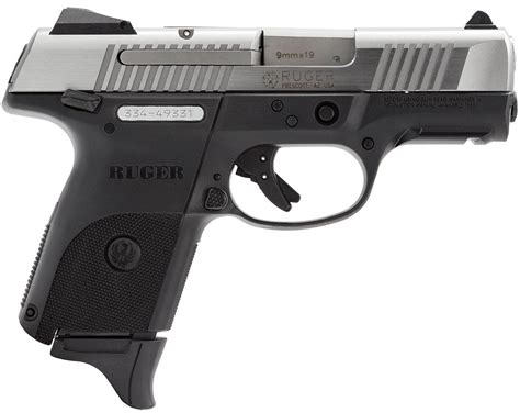 Ruger 3313 Sr9c Compact 9mm Luger Da 340 171 Black Polymer Grip