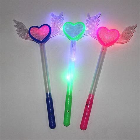 Led Light Sticks Angel Wing Led Flashing Sticks Glowing Sticks Kids