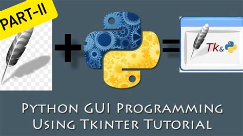 Python Gui With Tkinter Tutorial Tkinter Python Tutorial Part Ii