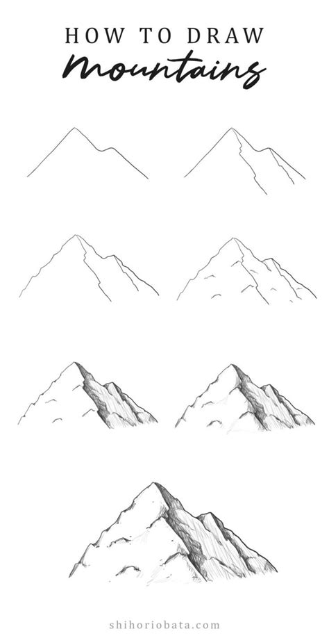 Https://tommynaija.com/draw/how To Draw A Basic Mountain