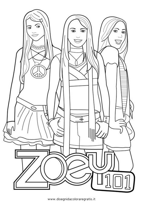 Disegno Zoey Personaggio Cartone Animato Da Colorare