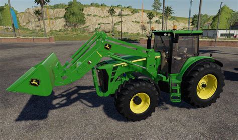 John Deere 8130 8530 Loader V10 Fs19 Farming Simulator 19 Mod