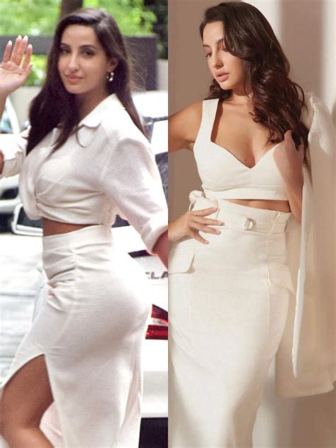 Times Nora Fatehi Stunned Us In White Times Of India