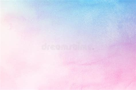 Abstract Blue And Pink Pastel Watercolor Background Stock Image Image