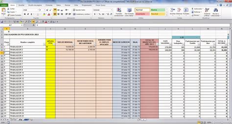 Calculadora Ptu 2014 En Excel Gratis Calculos Contables