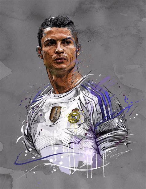 Spirit Of Sports Digital Art Soccer Superstars Cristiano Ronaldo