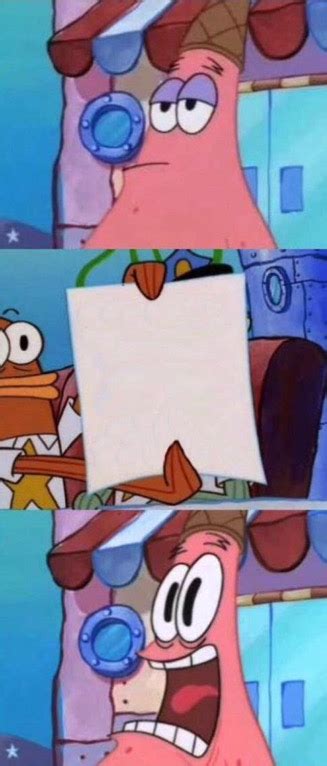 Template Scared Patrick Know Your Meme