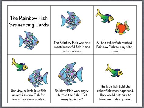 Rainbow Fish Activities Kindergarte Criabooks Criabooks Rainbow