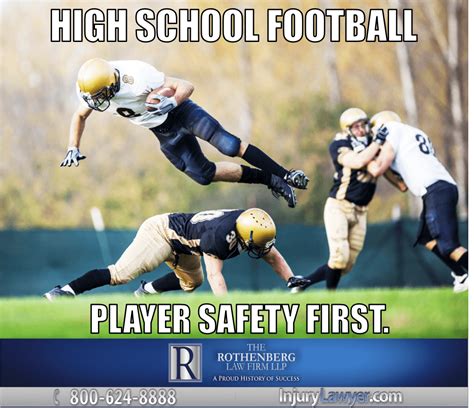 High School Football Safety Meme The Rothenberg Law Firm Llp
