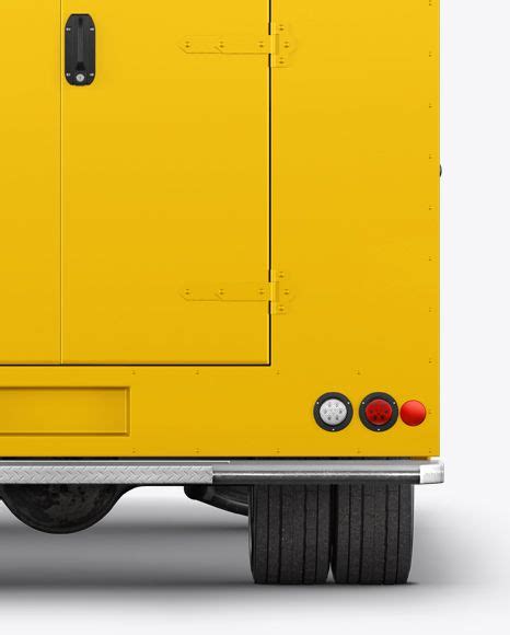 Download Food Truck PSD Mockup Back ViewTemplate in 2020 ...