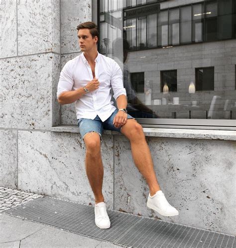 40 White Shirt Outfit Ideas For Men Styling Tips White Sneaker Outfit