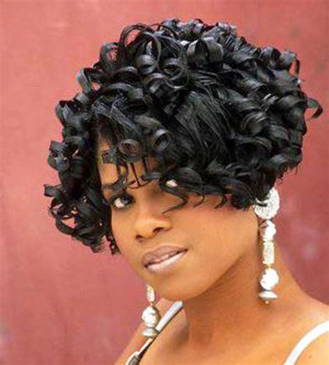 Dark hair can be pretty simple to style, especially as it usually looks incredible without needing to do too much about it. Hair Club: American Black Women Short Curly Hairstyle