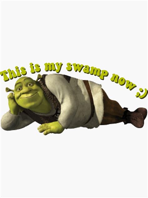 Shrek Sticker By Lia Kolor In 2021 Shrek Meme Faces Shrek Memes