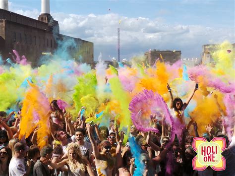 Holi One Color Festivals Fest Der Farben Feste