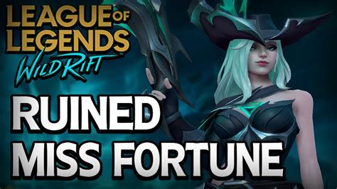 Ruined Miss Fortune Skin Spotlight League Of Legends Wild Rift
