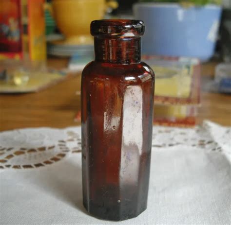 Vintage Brown Glass Apothecary Medicine 3 Bottle ~ 499 Picclick